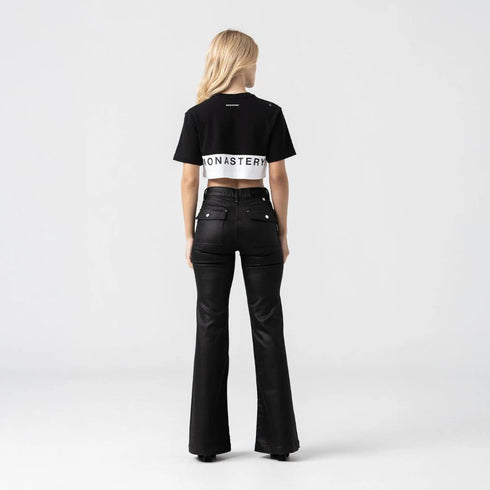 CROP TOP NEGRO ARWEN MONASTERY